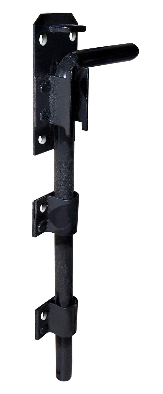 Gate Hardware |   24″ (610mm) Garage Door Bolt – EACH Door Black/Galvanized