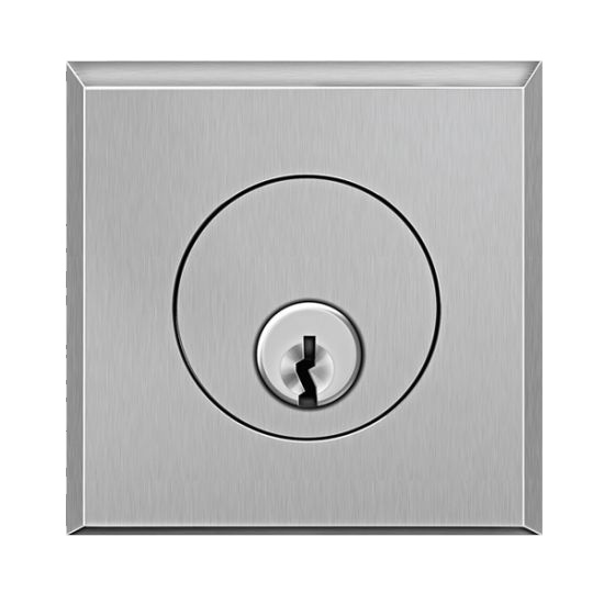 Deadbolts |   Stainless Steel Deadbolt w/Square Rosette Deadbolts Black-Matte/Oil Rubbed Bronze/Polished-Satin Stainless/Stainless Steel-Polished/Stainless Steel-Satin