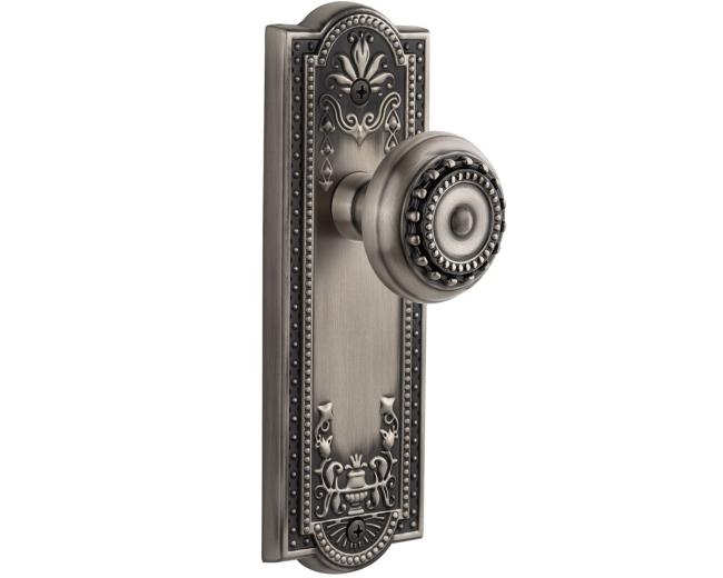 Decorative Side Plates |   Door Knobset Door Brass-Antique/Brass-Polished/Bronze-Timeless/Nickel-Satin/Pewter-Antique