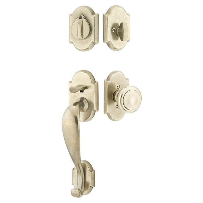 Door Entry Handlesets |   Cast Bronze Denver Door Entry Set Door Black-Flat/Bronze-Medium/Bronze-White-Tumbled