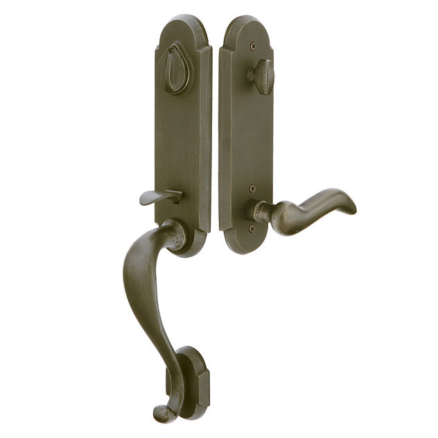 Door Entry Handlesets |   Cast Bronze Remington Door Entryset Door Black-Flat/Bronze-Medium/Bronze-White-Tumbled