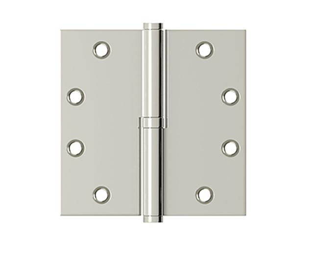 Door Hinges |   4-1/2″ Lift-Off Hinge Door Brass-Unlacquered/Bronze-Oil Rubbed/Nickel-Polished