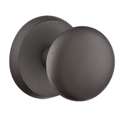 Door Knobs |   Cast Bronze Winchester Door Knobset  w/No. 2 Rosette Door Black-Flat/Bronze-Medium/Bronze-White-Tumbled