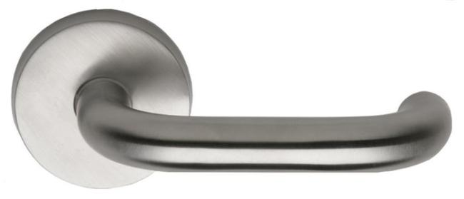 Door Levers |   Stainless Steel #10 Leverset w/Round Rosette Door Door Levers