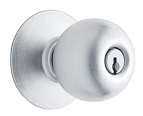 Door Locks (Commercial) |   Orbit Classroom Lock Door Knob Set – EACH (Satin Chrome) Door Door Locks (Commercial)