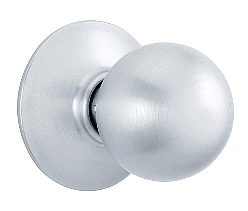 Door Locks (Commercial) |   Orbit Passage Latch Door Knob Set – EACH (Satin Chrome) Door Door Locks (Commercial)