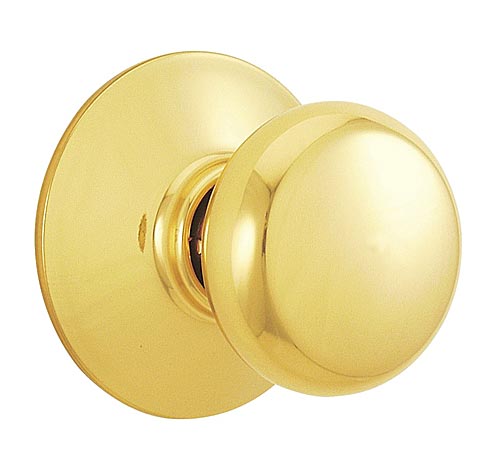 Door Locks (Commercial) |   Plymouth Dummy Latch Door Knob Set – EACH (Bright Brass) Door Door Locks (Commercial)