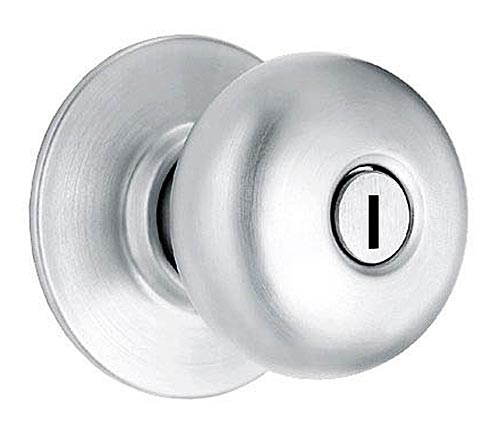 Door Locks (Commercial) |   Plymouth Privacy Latch Door Knob Set – EACH (Satin Chrome) Door Door Locks (Commercial)