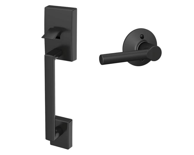 Electronic & Pushbutton Locks |   Century Door Entrance Lower Handleset w/Broadway Interior Lever Door Door Entry Handlesets