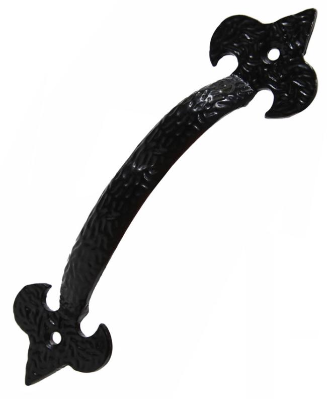 Gate Hardware |   10″ (254mm) Fleur De Leys Antique Door-Gate Handle – EACH Door Gate Hardware