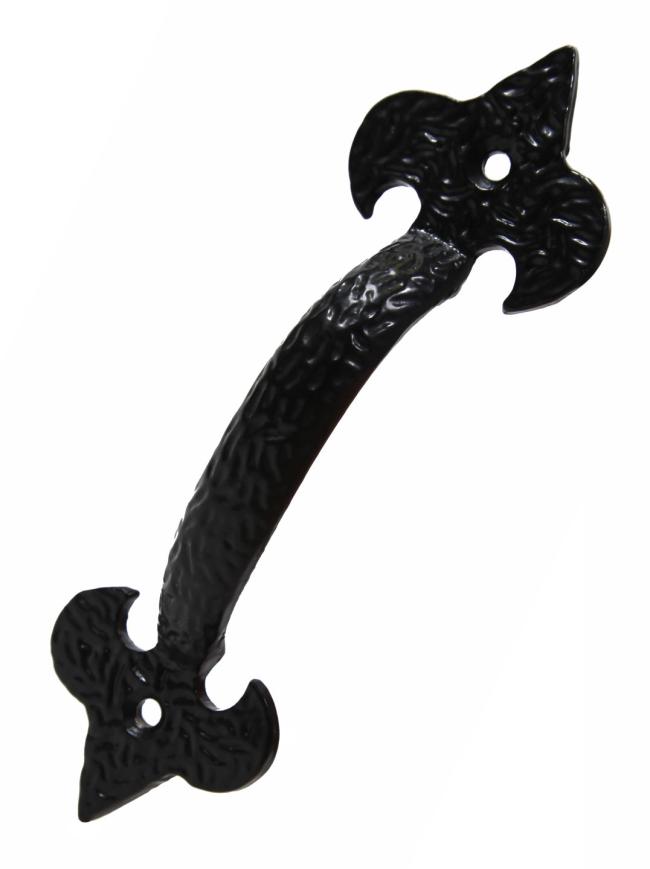 Gate Hardware |   4″ (102mm) Fleur De Leys Antique Door-Gate Handle – EACH Door Gate Hardware