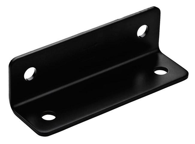 Gate Hardware |   National 1212BC 5″ (128mm) Wide Corner Brace – EACH (Black) Door Gate Hardware