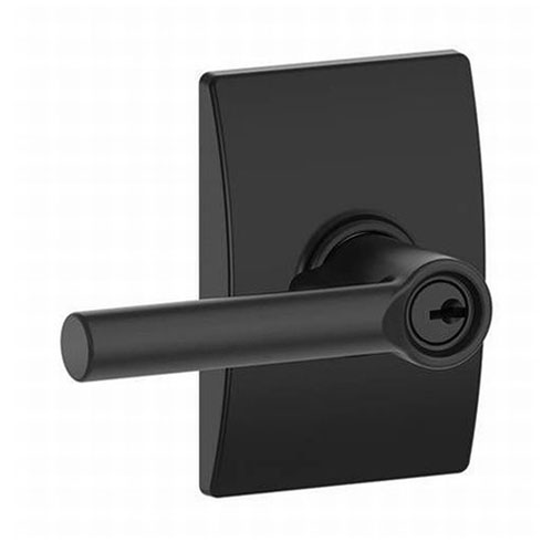 Key In Locks, Knobs & Levers |   Century Collection Broadway Keyed Entry Door Lever Set Door Black-Matte/Bronze-Aged/Chrome-Polished/Chrome-Satin/Nickel-Satin