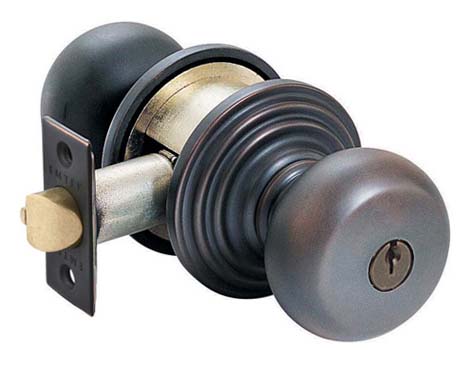 Key In Locks, Knobs & Levers |   Providence Keyed Entry Door Knobset Door Black-Flat/Brass-Polished - Lifetime/Chrome-Polished/French Antique/Nickel-Satin/Oil Rubbed Bronze/Pewter