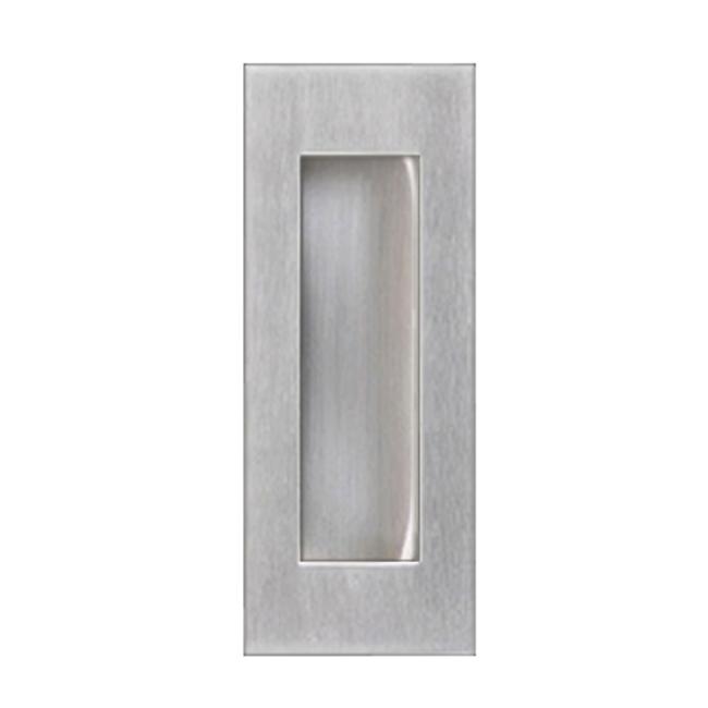 Pocket, Sliding Door Handles & Locks |   4″ (102mm) Square Corner Flush Pull Door Pocket, Sliding Door Handles & Locks