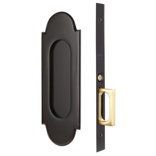 Pocket, Sliding Door Handles & Locks |   Classic Solid Brass #8 Pocket Door Mortise Passage Set Door Black-Flat/Brass-Antique/Brass-Polished/Brass-Satin/Brass-Unlacquered/Bronze-Oil Rubbed/Chrome-Polished/Nickel-Polished/Nickel-Satin/Pewter