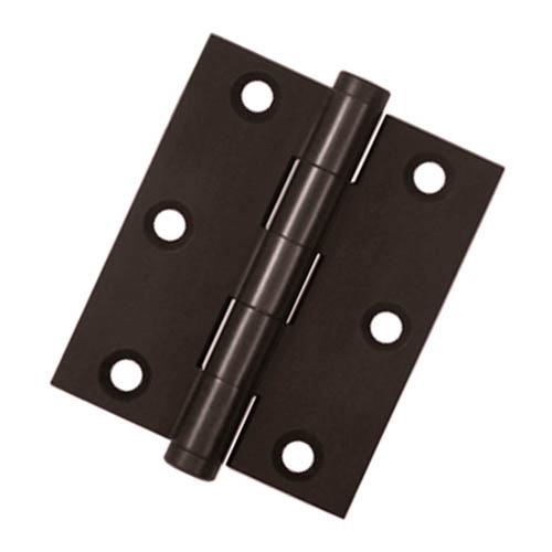 Screen & Storm Door Hardware |   Solid Brass 3″ (76mm) x 2-1/2″ (64mm) Screen Door Hinge – Square Corner Door Black-Matte/Brass-Polished/Brass-Unlacquered/Bronze-Oil Rubbed/Nickel-Satin