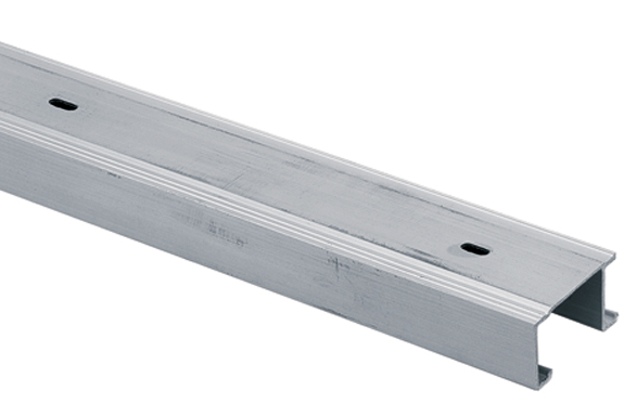 Sliding Door Track Systems |   96″ (2438mm) Double Aluminum Bypass Track –  EACH Door Sliding Door Track Systems