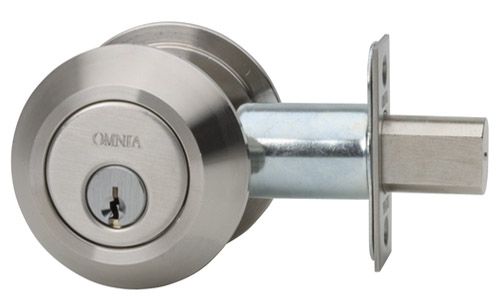 Deadbolts |   Modern Solid Stainless Steel Auxiliary Deadbolt (Satin Stainless Steel) Deadbolts Deadbolts