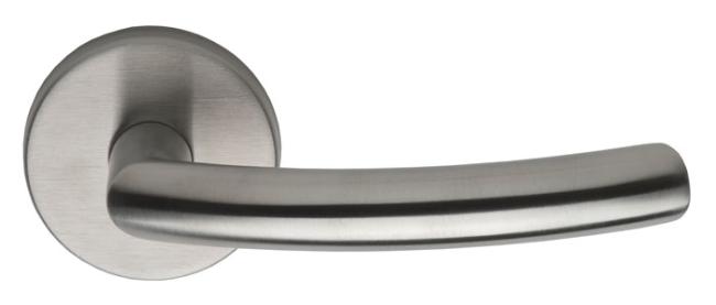 Door Levers |   Stainless Steel #47 Leverset w/Round Rosette Door Door Levers