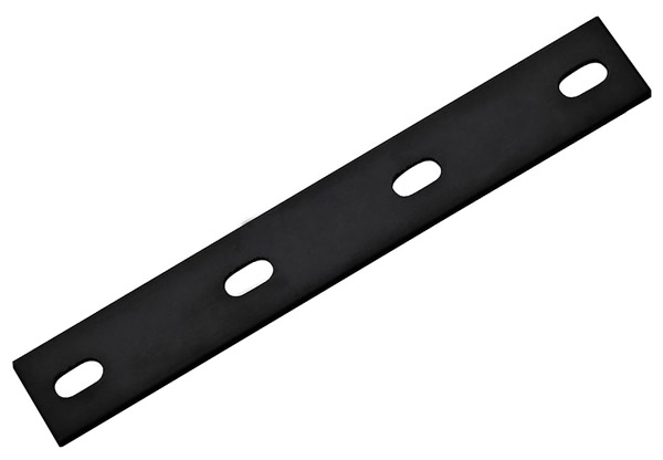 Gate Hardware |   National 1181BC 10″ (254mm) Mending Plate – EACH (Black) Door Gate Hardware